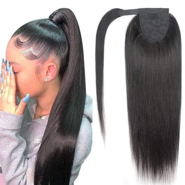 Human Hair Ponytail Extension