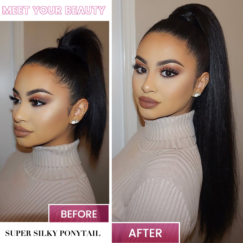 Human Hair Ponytail Extension