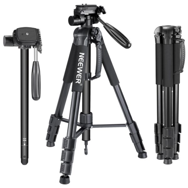 Aluminum 2-in-1 Camera Tripod