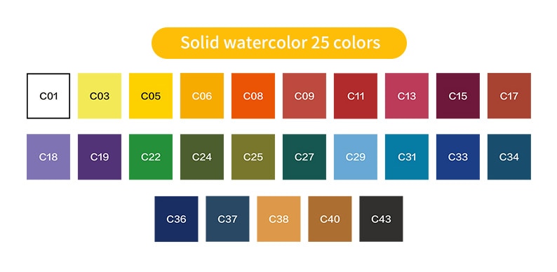 Portable Waterсolor Pigment for Beginner