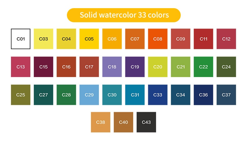 Portable Waterсolor Pigment for Beginner