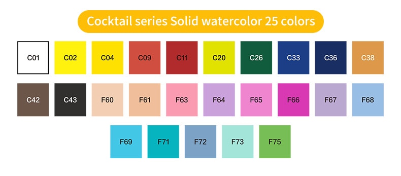 Portable Waterсolor Pigment for Beginner