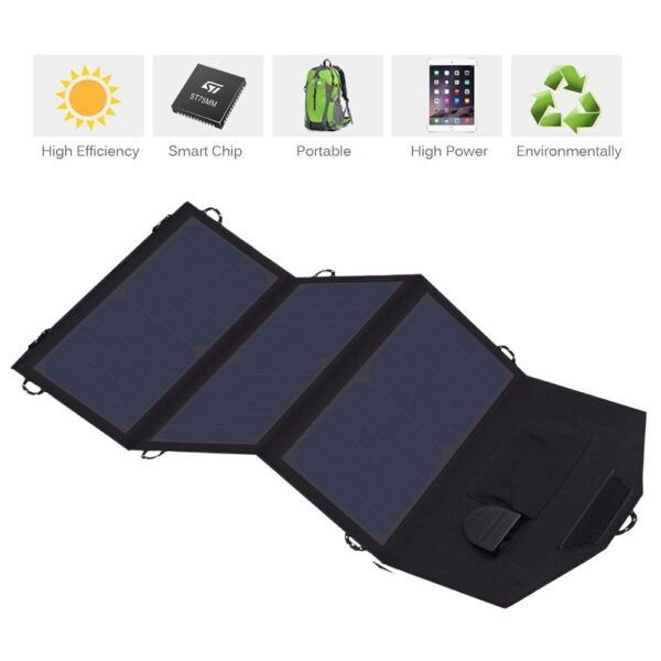 21W Waterproof Solar Charger Panel - Image 5