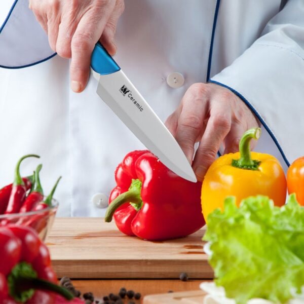 Eco-Friendly Ergonomic Ceramic Kitchen Knives Set - Image 7