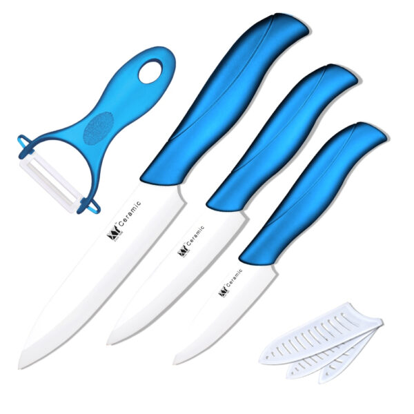 Eco-Friendly Ergonomic Ceramic Kitchen Knives Set