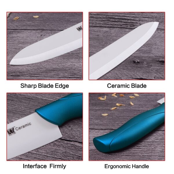 Eco-Friendly Ergonomic Ceramic Kitchen Knives Set - Image 6