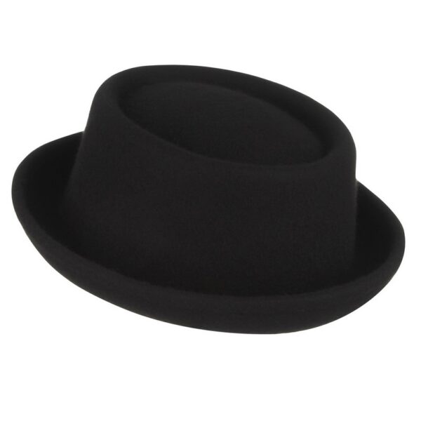 Men's Classic Wool Pork Pie Hat - Image 4