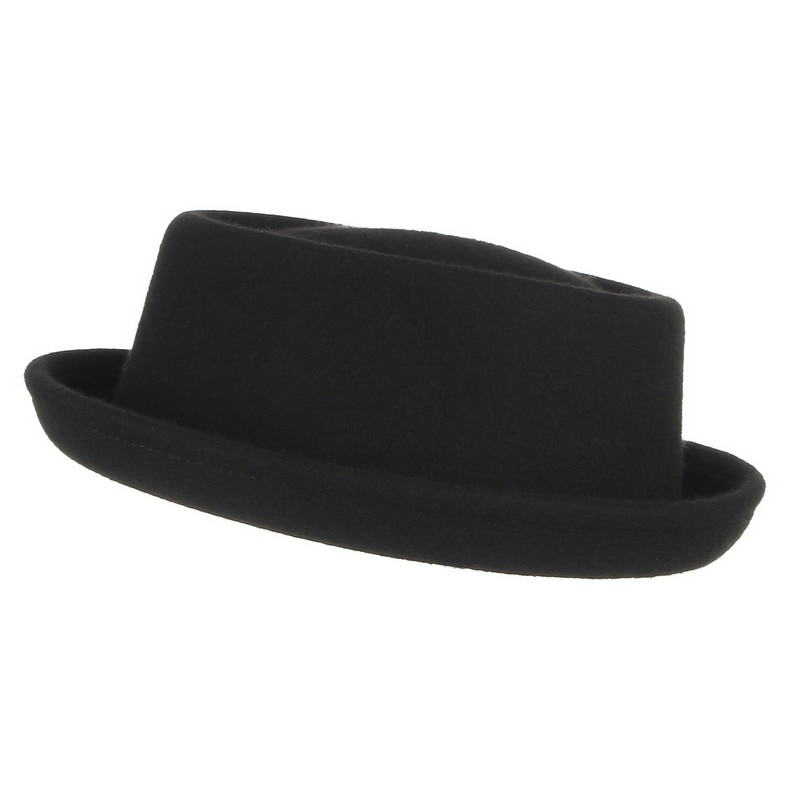 Men's Classic Wool Pork Pie Hat