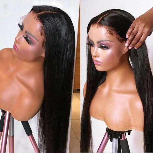 Straight Human Hair Lace Wig - Image 5