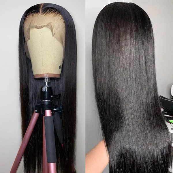 Straight Human Hair Lace Wig - Image 3