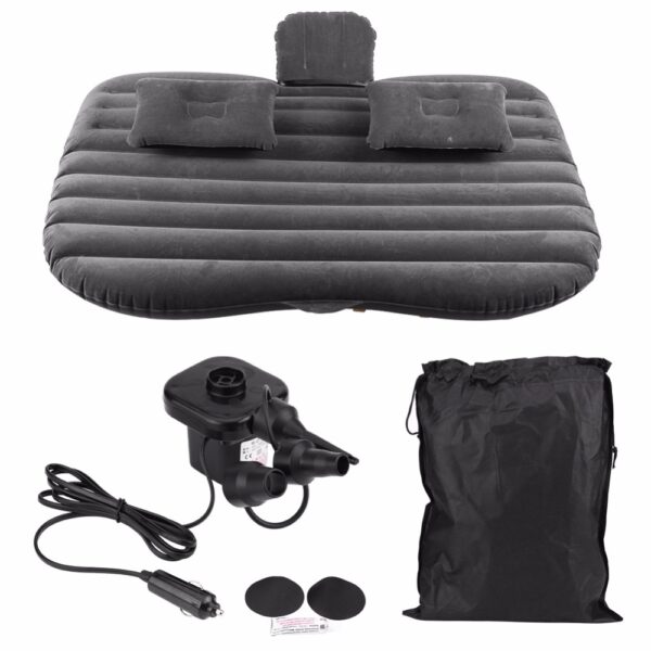 Car Air Mattress in Black and Grey - Image 4