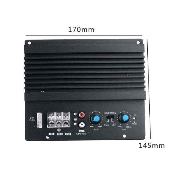 12 V 600 W Mono Car Audio Subwoofer Amplifier Board - Image 6