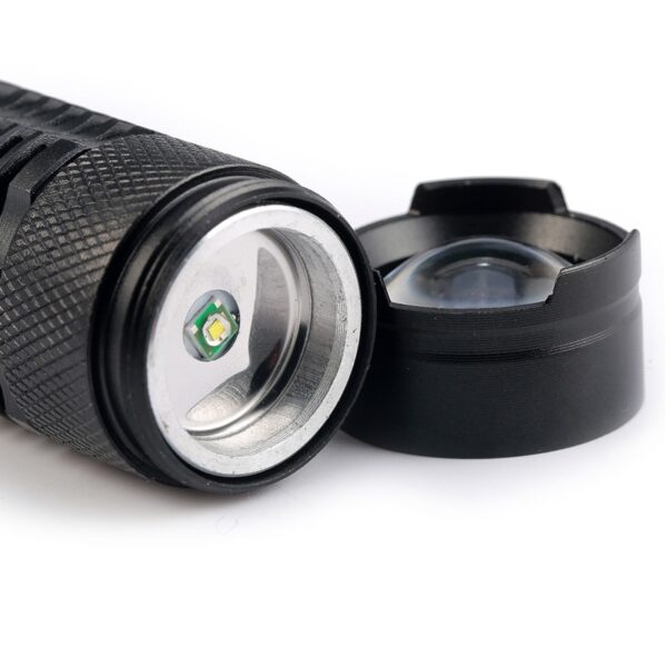 Waterproof Zoomable Bicycle LED Flashlight with Adjustable Focus - Image 5