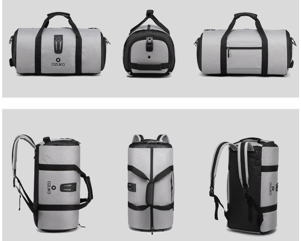 Cylinder Shaped Large Capacity Travel Bag