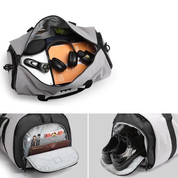 Cylinder Shaped Large Capacity Travel Bag - Image 5