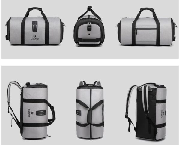 Cylinder Shaped Large Capacity Travel Bag - Image 4