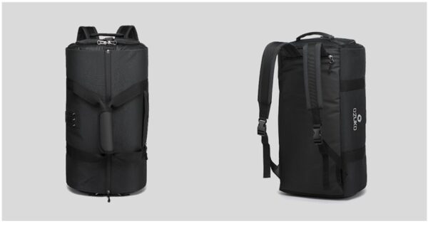 Cylinder Shaped Large Capacity Travel Bag - Image 6