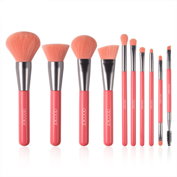 Professional Makeup Brushes 10 pcs Set - Image 4