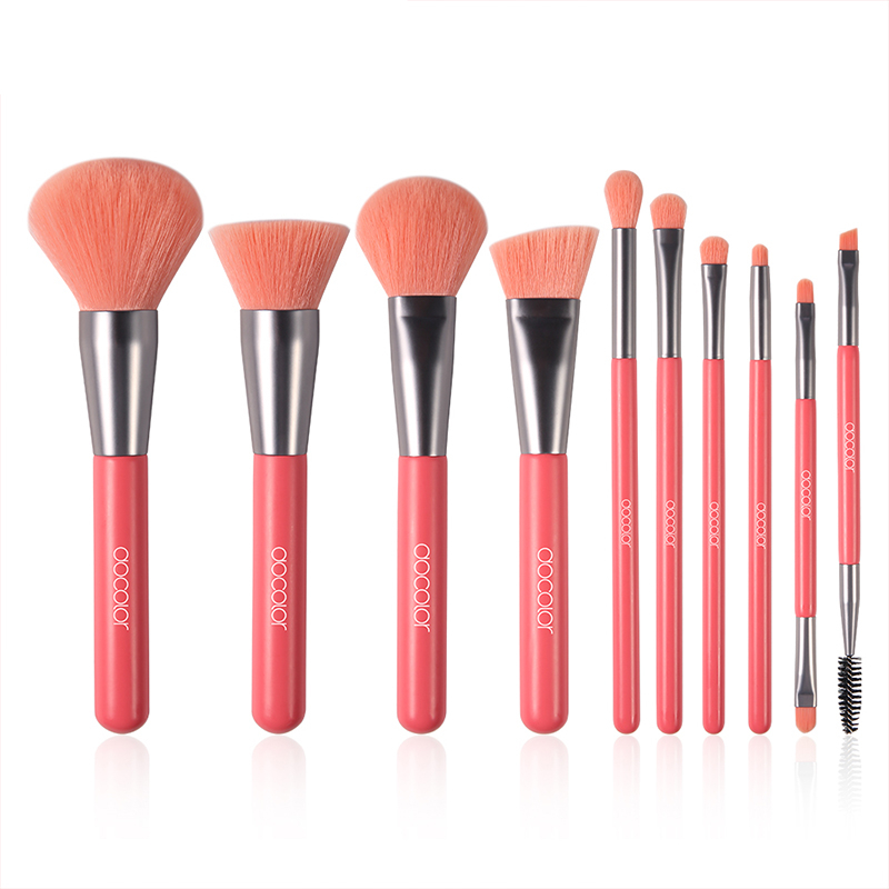 Professional Makeup Brushes 10 pcs Set