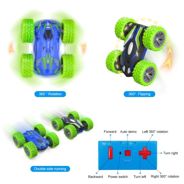 2.4G 4CH Remote Control RC Car Robot Toy - Image 8