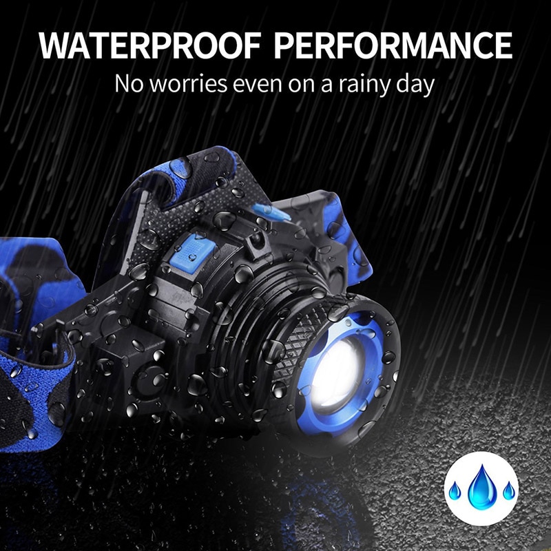 Waterproof High Brightness LED Headlamp for Night Fishing