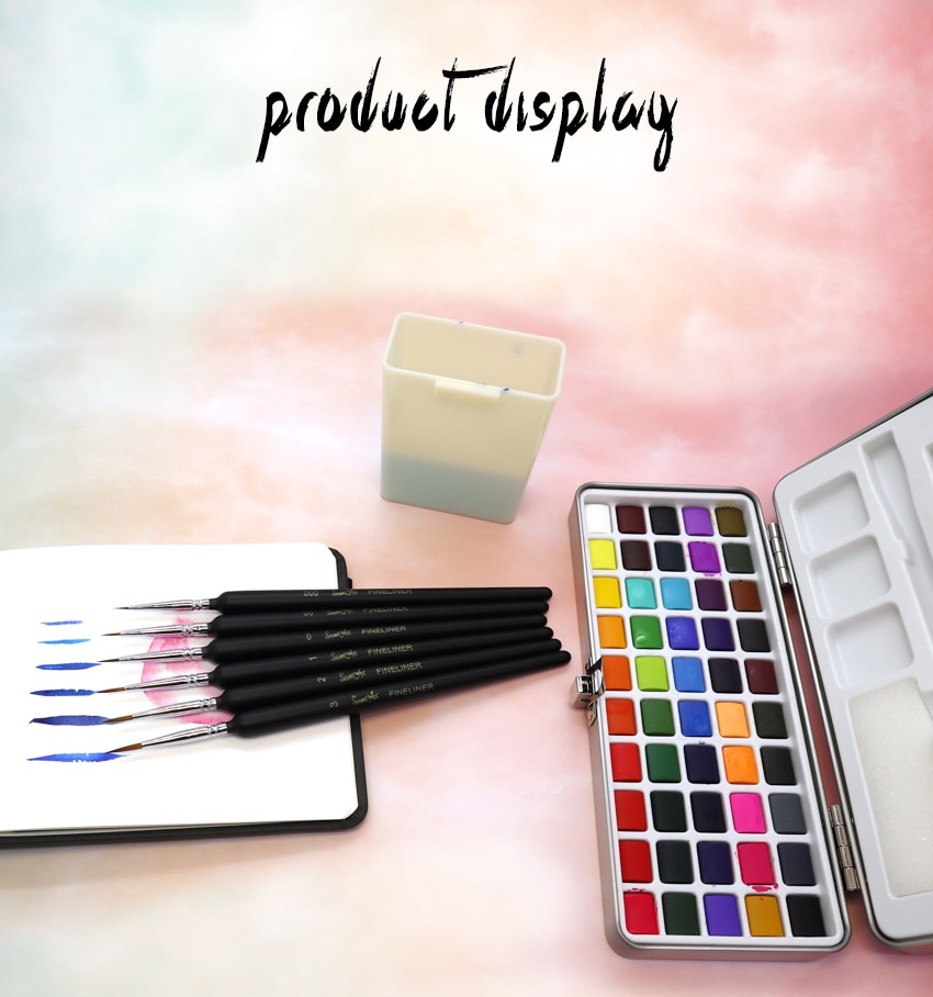 Portable Solid Watercolor Paint Set