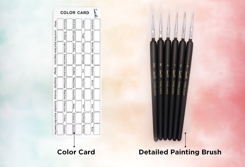 Portable Solid Watercolor Paint Set