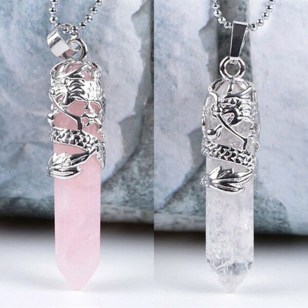 Women's Quartz Crystal Pendant