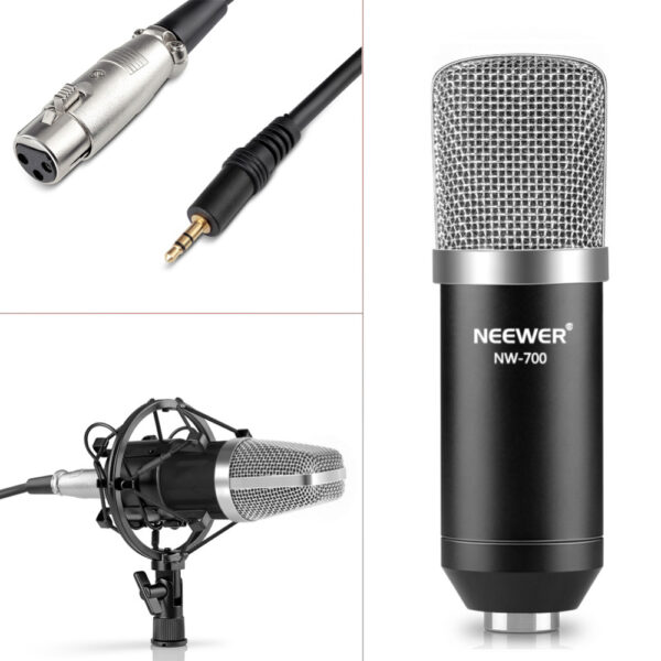 Professional Condenser Microphone, Stand, XLR Cable and Pop Filter - Image 6