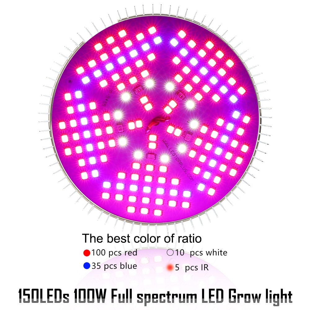 Set of 150 LEDs Grow Light Bulbs for Plants