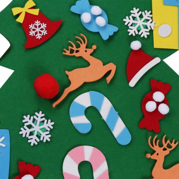 DIY Wall Hanging Felt Christmas Tree Making Kit - Image 9