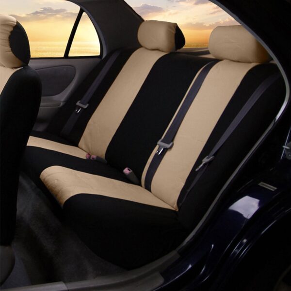 Double Color Full Car Seat Covers Set - Image 4