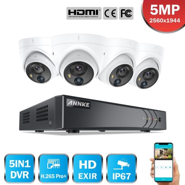 4CH 5MP Lite Video Security System