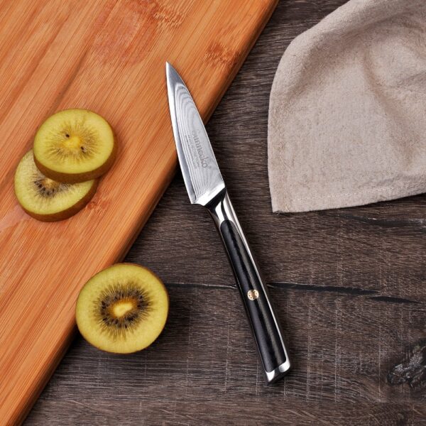 Damascus Steel Fruit Paring Knife - Image 3