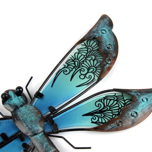 Metal Dragonfly Sculpture for Garden - Image 5