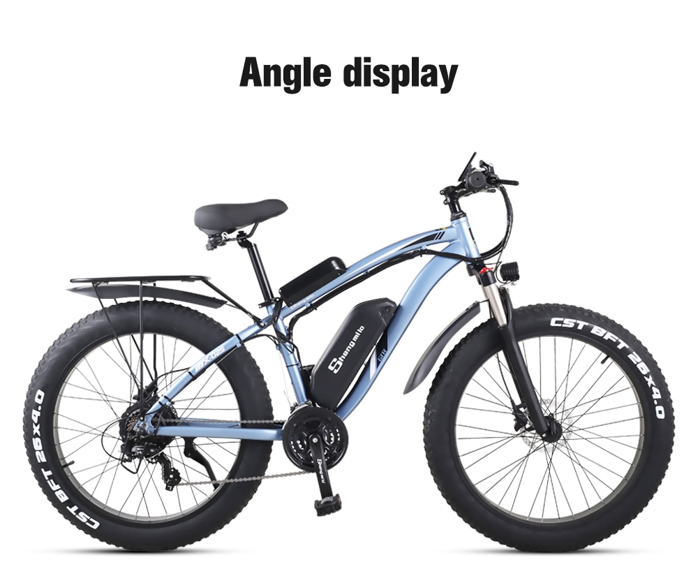 Men's Electric Bike for Mountains and Snow