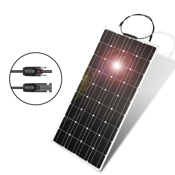 100W Monocrystalline Flexible Solar Panels - Image 4