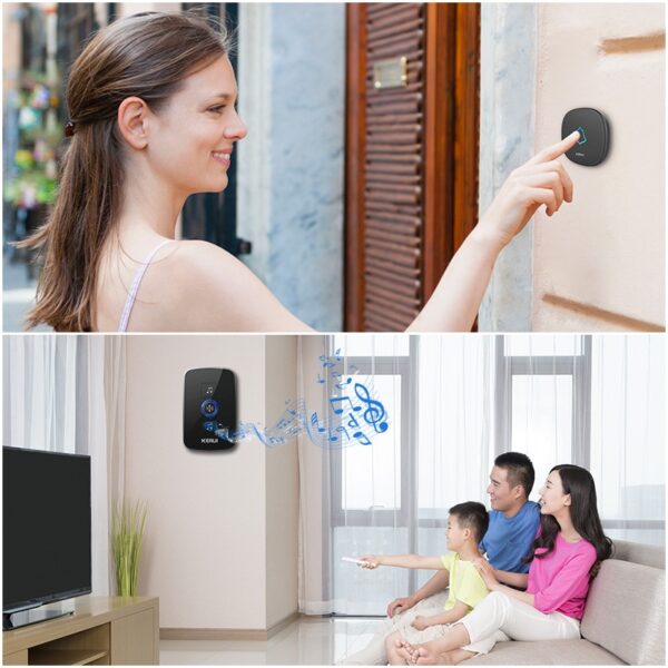 Wireless Waterproof Touch Button Doorbell - Image 3