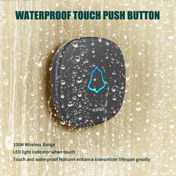 Wireless Waterproof Touch Button Doorbell - Image 5