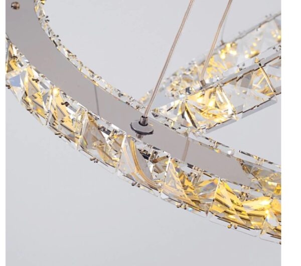 Futuristic Style Crystal Pendant Lighting - Image 6