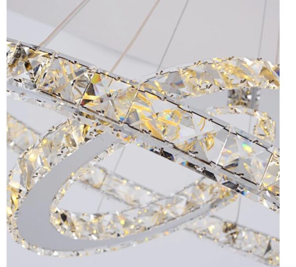 Futuristic Style Crystal Pendant Lighting - Image 7