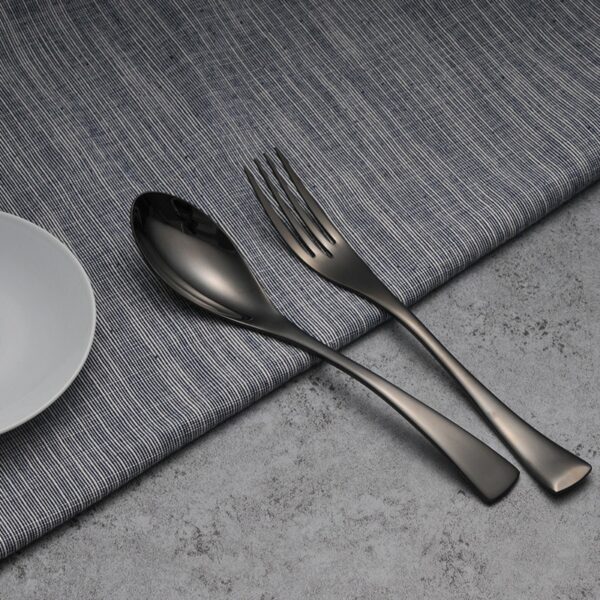 Solid Stainless Steel Cutlery Sets - Image 6