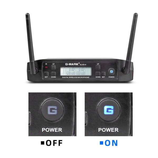 UHF Dual Wireless Microphone System - Image 5