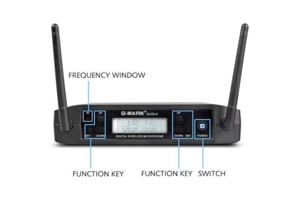 UHF Dual Wireless Microphone System - Image 7