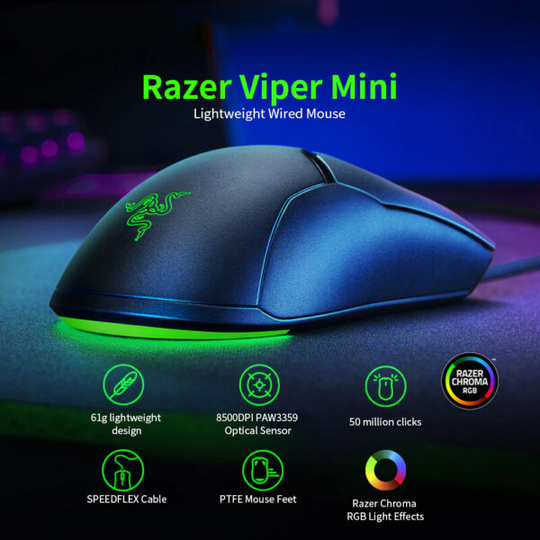 Optical Wired Lightweight Mouse for Gaming