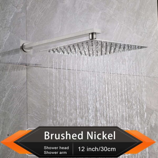 Brushed Golden Rainfall Shower Head - Image 6