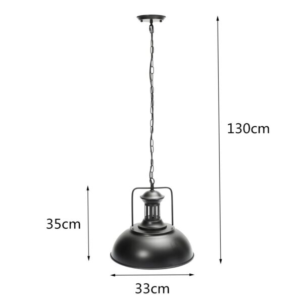 Black Rust Design Pendant Lighting - Image 7