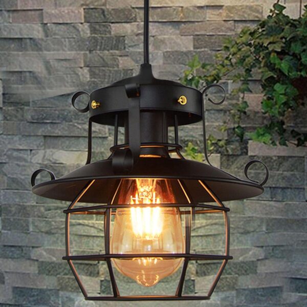 Vintage Industrial Metal Pendant Light