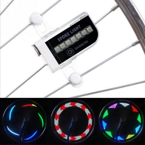 Water-Resistant Durable Colorful 14 LED Bicycle Wheel Light