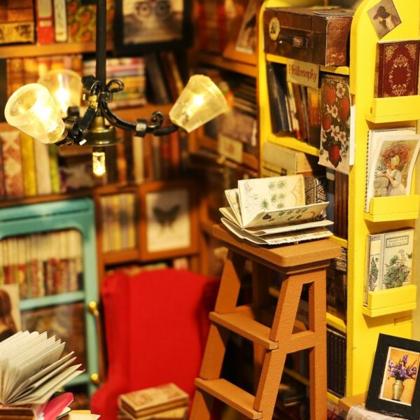 Lovely Style Wooden Doll House Bookstore - Image 7